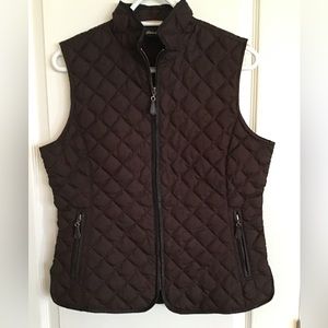 Womens Eddie Bauer quilted  down filled Vest
